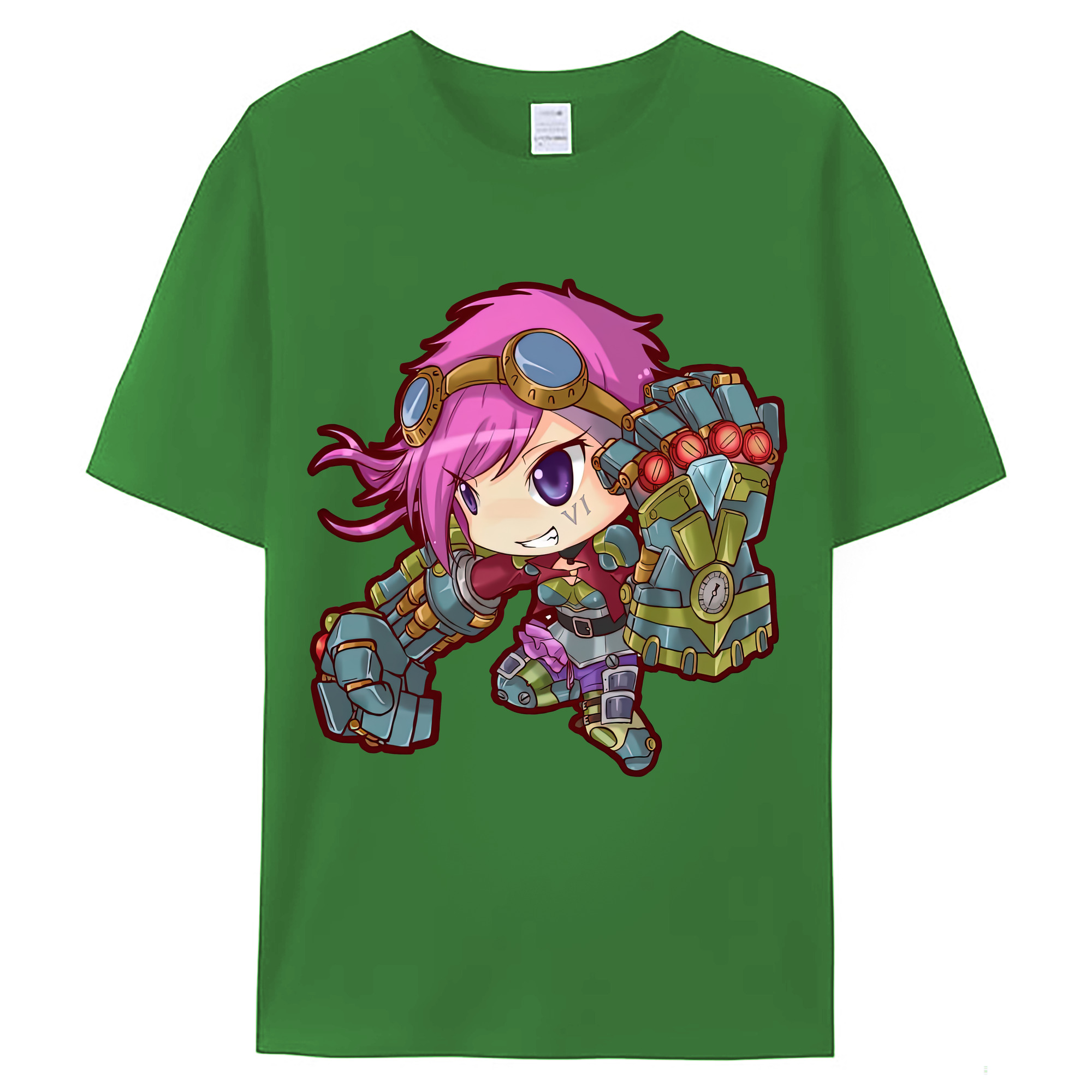 （画像用） リーグ・オブ・レジェンド League of Legends LOL レディースカジュアルプリントTシャツ（綿100％）